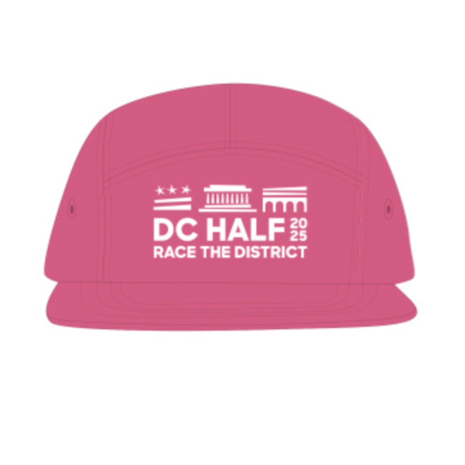 DC Half Custom Classic 5 Panel Running Hat