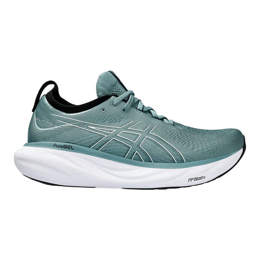 ASICS-Men's ASICS GEL-Nimbus 25-Foggy Teal/Pure Aqua-Pacers Running