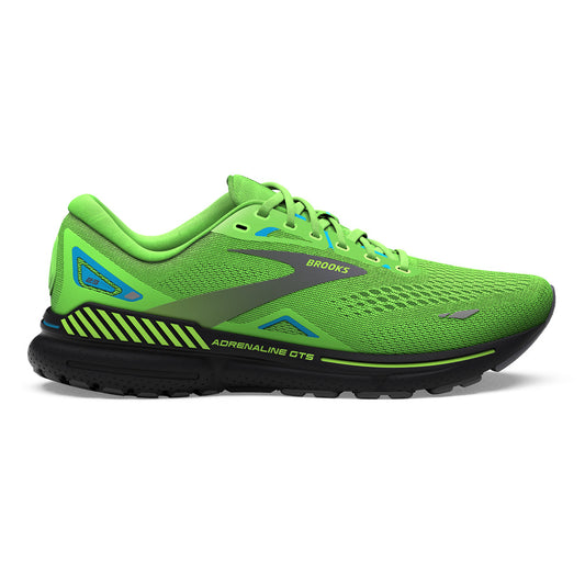 Brooks-Men's Brooks Adrenaline GTS 23-Green Gecko/Grey/Atomic Blue-Pacers Running