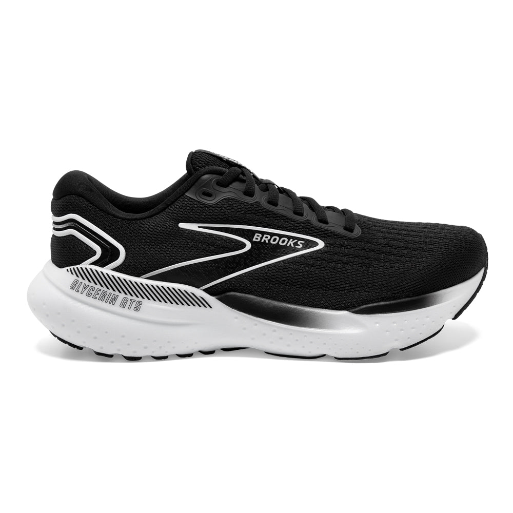 Brooks-Men's Brooks Glycerin GTS 21-Black/Grey/White-Pacers Running