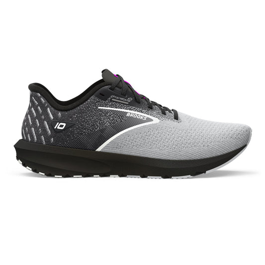 Brooks-Men's Brooks Launch 10-Black/Blackened Pearl/White-Pacers Running