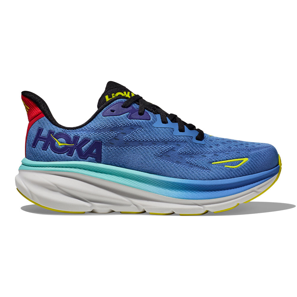 HOKA ONE ONE-Men's HOKA ONE ONE Clifton 9-Virtual Blue/Cerise-Pacers Running