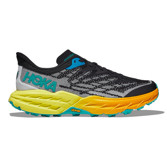 HOKA ONE ONE-Men's HOKA ONE ONE Speedgoat 5-Black/Evening Primrose-Pacers Running