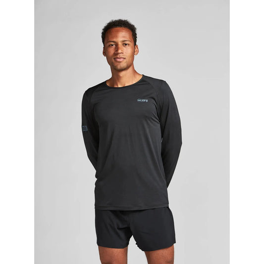 Janji-Men's Janji Run All Day Tech Long Sleeve-Midnight-Pacers Running