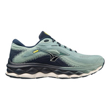 Mizuno-Men's Mizuno Wave Sky 7-Mineral Blue-Snow White-Pacers Running