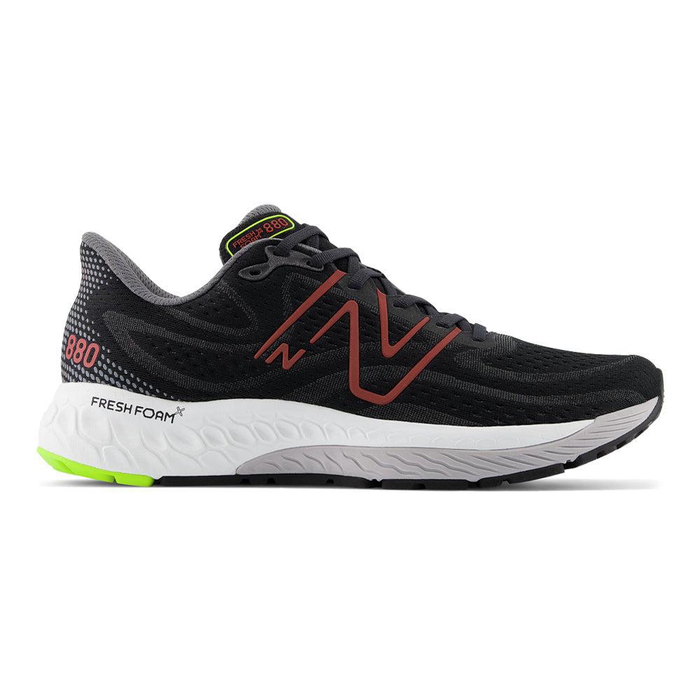 New Balance-Men's New Balance Fresh Foam X 880v13-Black/Brick Red-Pacers Running