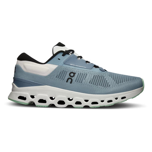 On-Men's On Cloudstratus 3-Wash/Metal-Pacers Running