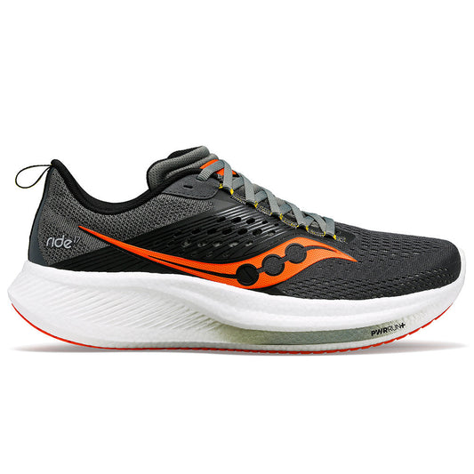 Saucony-Men's Saucony Ride 17-Shadow/Pepper-Pacers Running