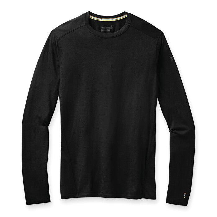 Smartwool-Men's Smartwool Classic All-Season Merino Base Layer Long Sleeve-Black-Pacers Running