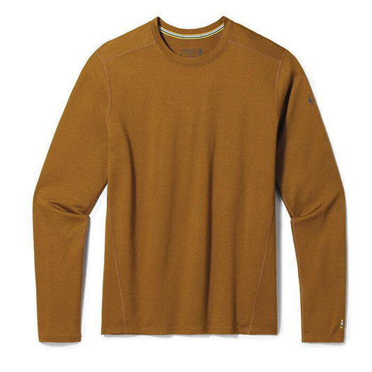 Smartwool-Men's Smartwool Classic All-Season Merino Base Layer Long Sleeve-Fox Brown-Pacers Running