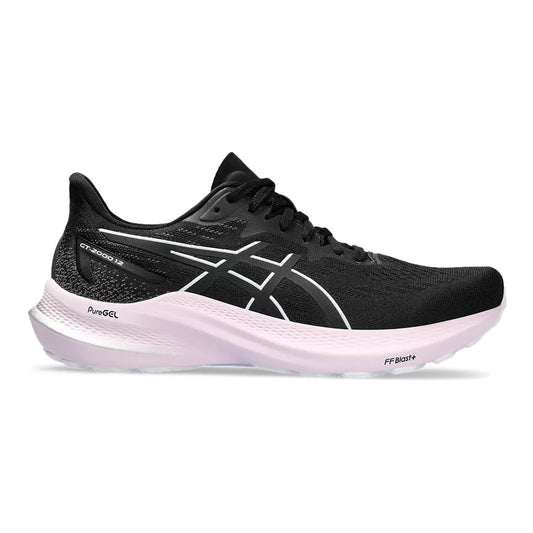 ASICS-Women's ASICS GT-2000 12-Black/White-Pacers Running