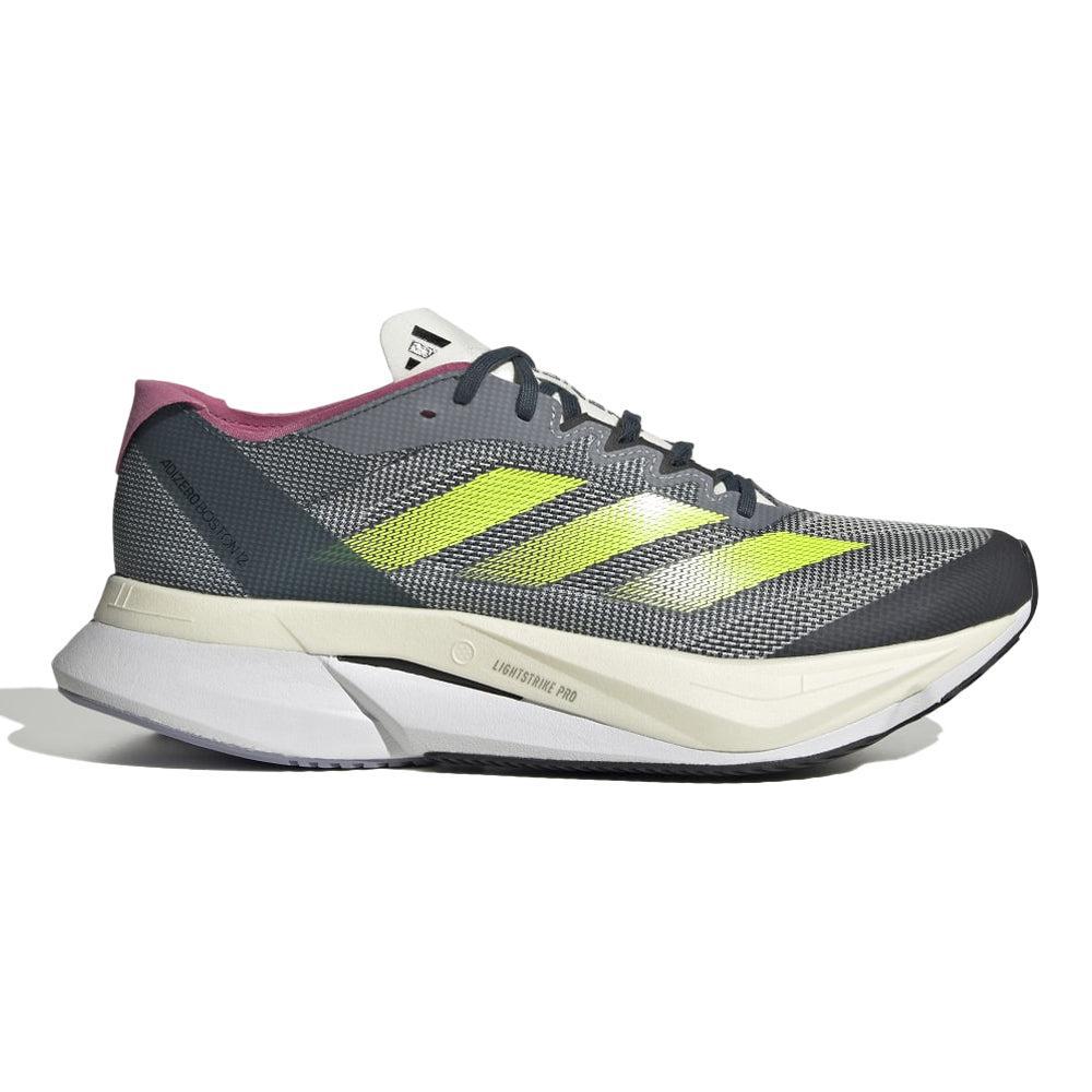 Adidas-Women's Adidas Adizero Boston 12-Arctic Night/Lucid Lemon/Carbon-Pacers Running