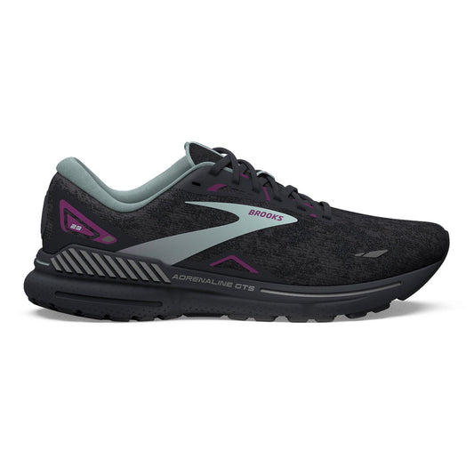 Brooks-Women's Brooks Adrenaline GTS 23-Black/Light Blue/Purple-Pacers Running