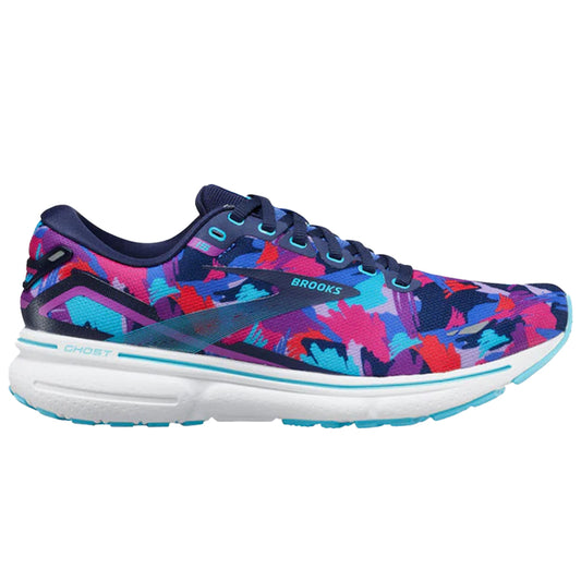 Women's Brooks Ghost 15, Blue/Eclipse/Purple, 5 B Medium
