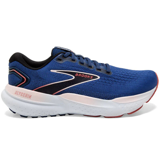 Women's Brooks Glycerin 21, Blue/Icy Pink/Rose, 6.5 B Medium