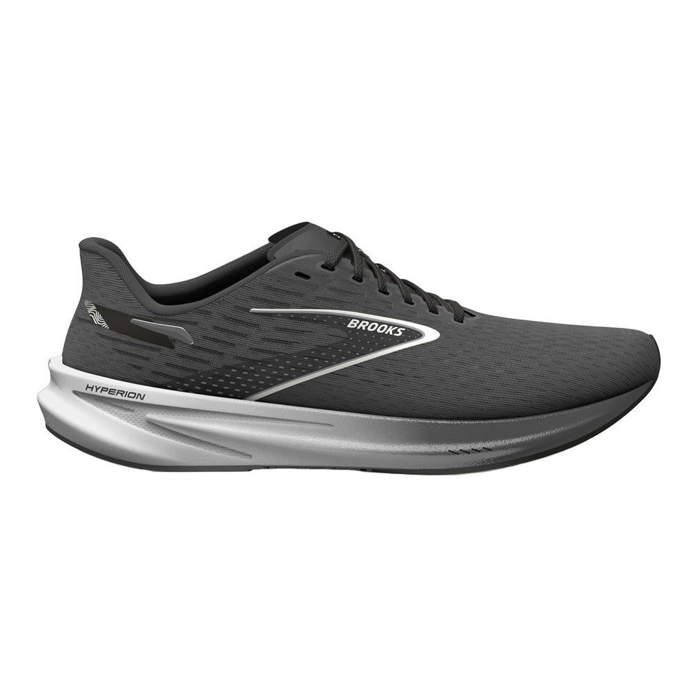 Brooks-Women's Brooks Hyperion-Gunmetal/Black/White-Pacers Running