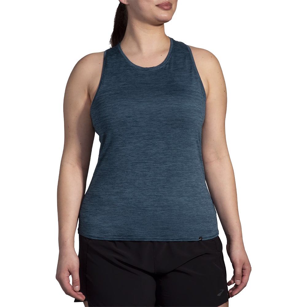 Brooks-Women's Brooks Luxe Tank-Heater Ocean Drive-Pacers Running