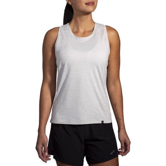 Brooks-Women's Brooks Luxe Tank-Heater Light Ash-Pacers Running