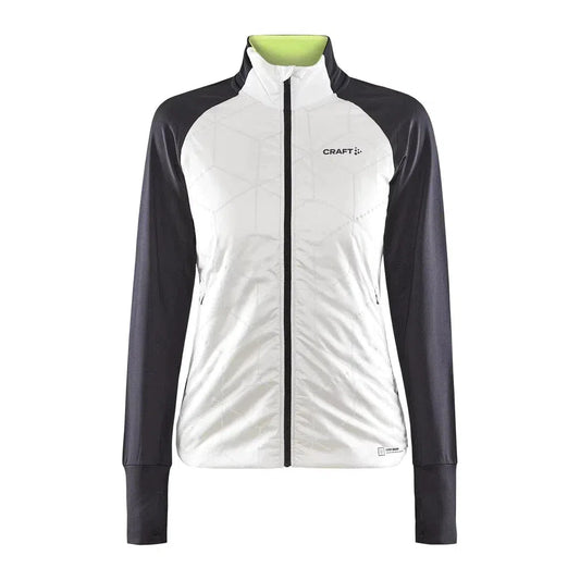 Craft-Women's Craft ADV Subz Lumen Jacket 2-Ash White-Slate-Pacers Running