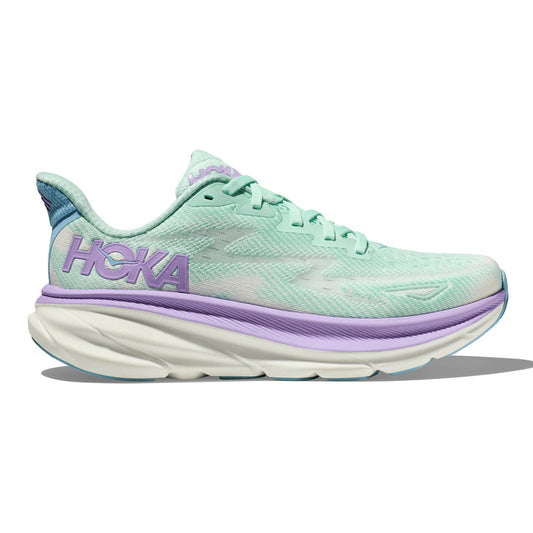 HOKA ONE ONE-Women's HOKA ONE ONE Clifton 9-Sunlit Ocean/Lilac Mist-Pacers Running