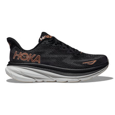 HOKA ONE ONE-Women's HOKA ONE ONE Clifton 9-Black/Rose Gold-Pacers Running