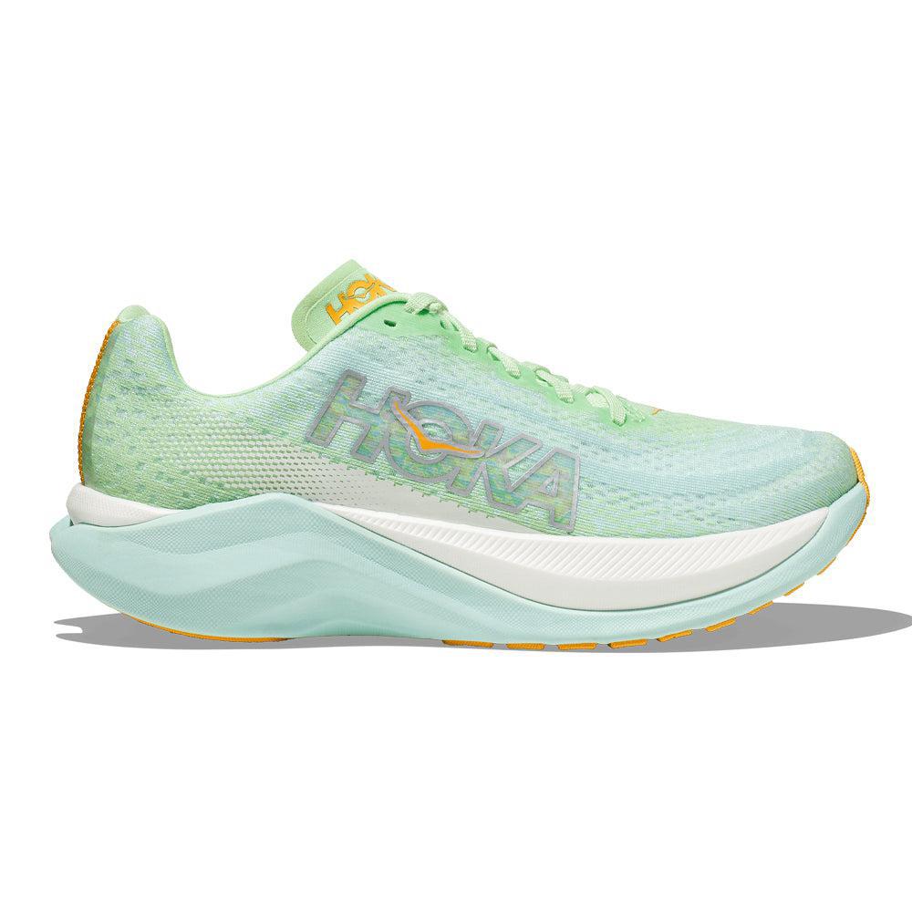 HOKA ONE ONE-Women's HOKA ONE ONE Mach X-Lime Glow/Sunlit Ocean-Pacers Running