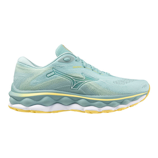 Mizuno-Women's Mizuno Wave Sky 7-Eggshell Blue-White-Pacers Running