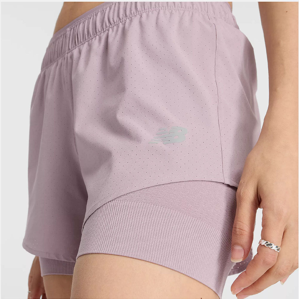 Women's New Balance RC Seamless 2 In 1 Short 3 Inch