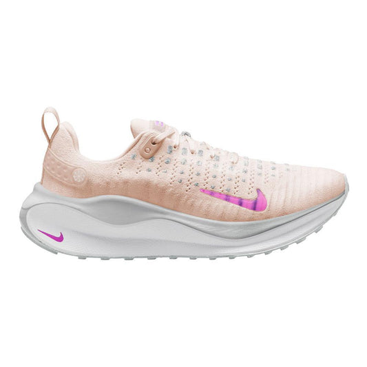 Nike-Women's Nike InfinityRN 4-Guava Ice/Vivid Purple-Photon Dust-White-Pacers Running