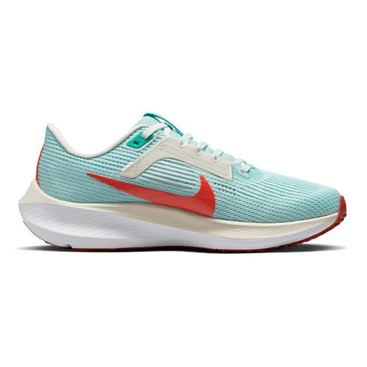 Nike-Women's Nike Pegasus 40-Jade Ice/Picante Red-White-Sea Glass-Pacers Running