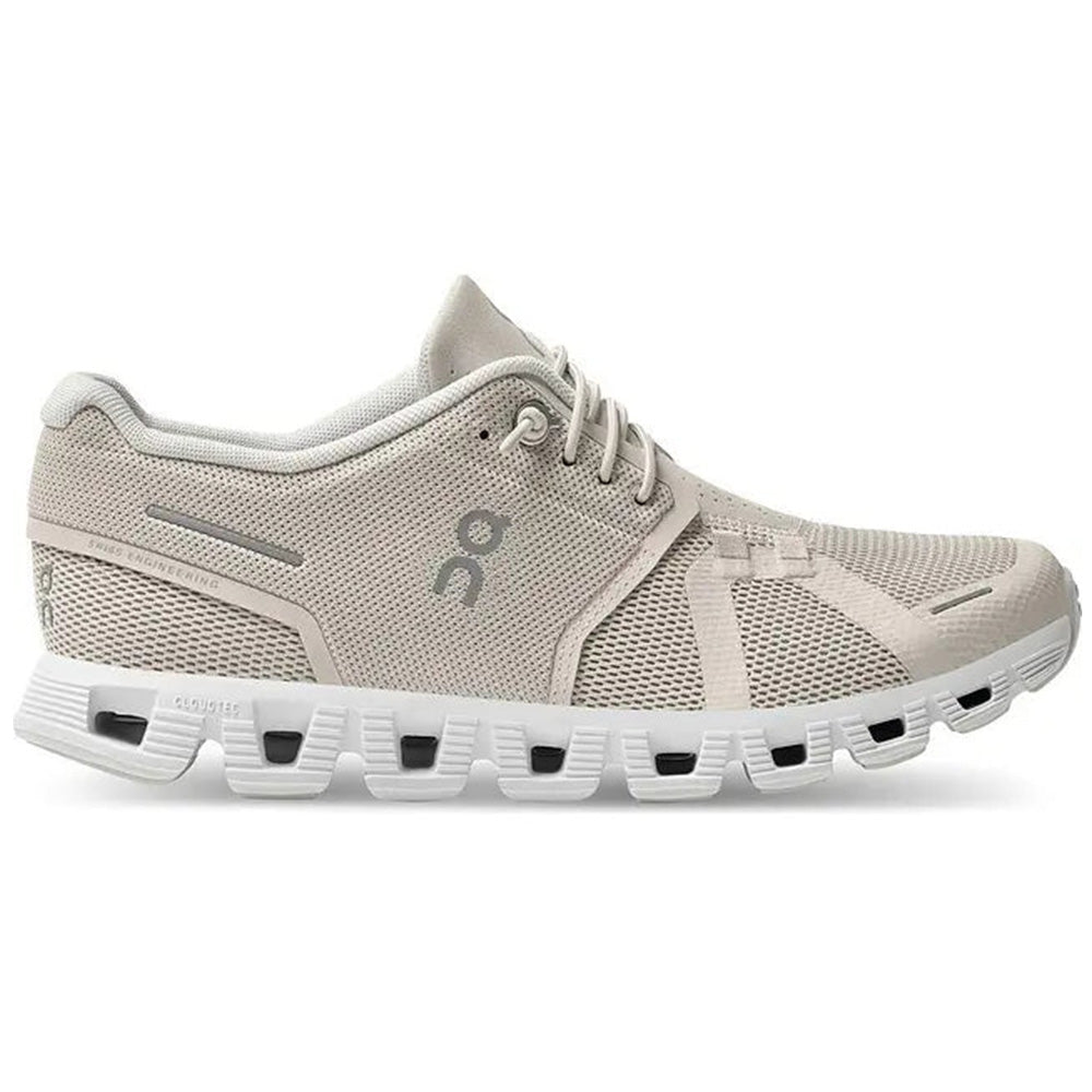 Women's On Cloud 5, Pearl/White, 6.5 B Medium