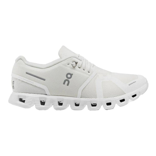 Women's On Cloud 5 Undyed, Undyed-White/White, 10 B Medium
