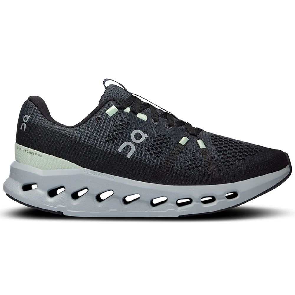 Women's On Cloudsurfer, Iron/Glacier, 7 B Medium