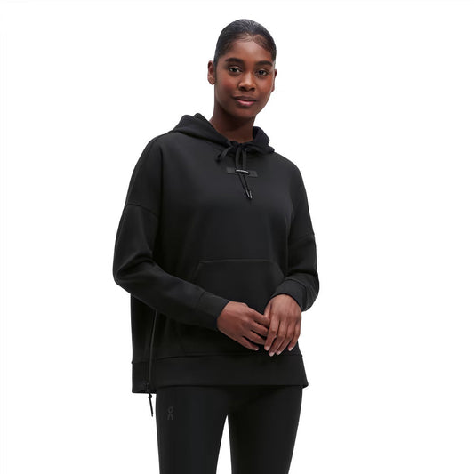 On-Women's On Hoodie-Black-Pacers Running