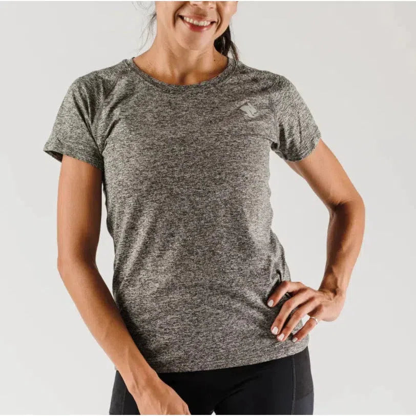 Rabbit-Women's Rabbit EZ Tee SS-Charcoal Heather-Pacers Running