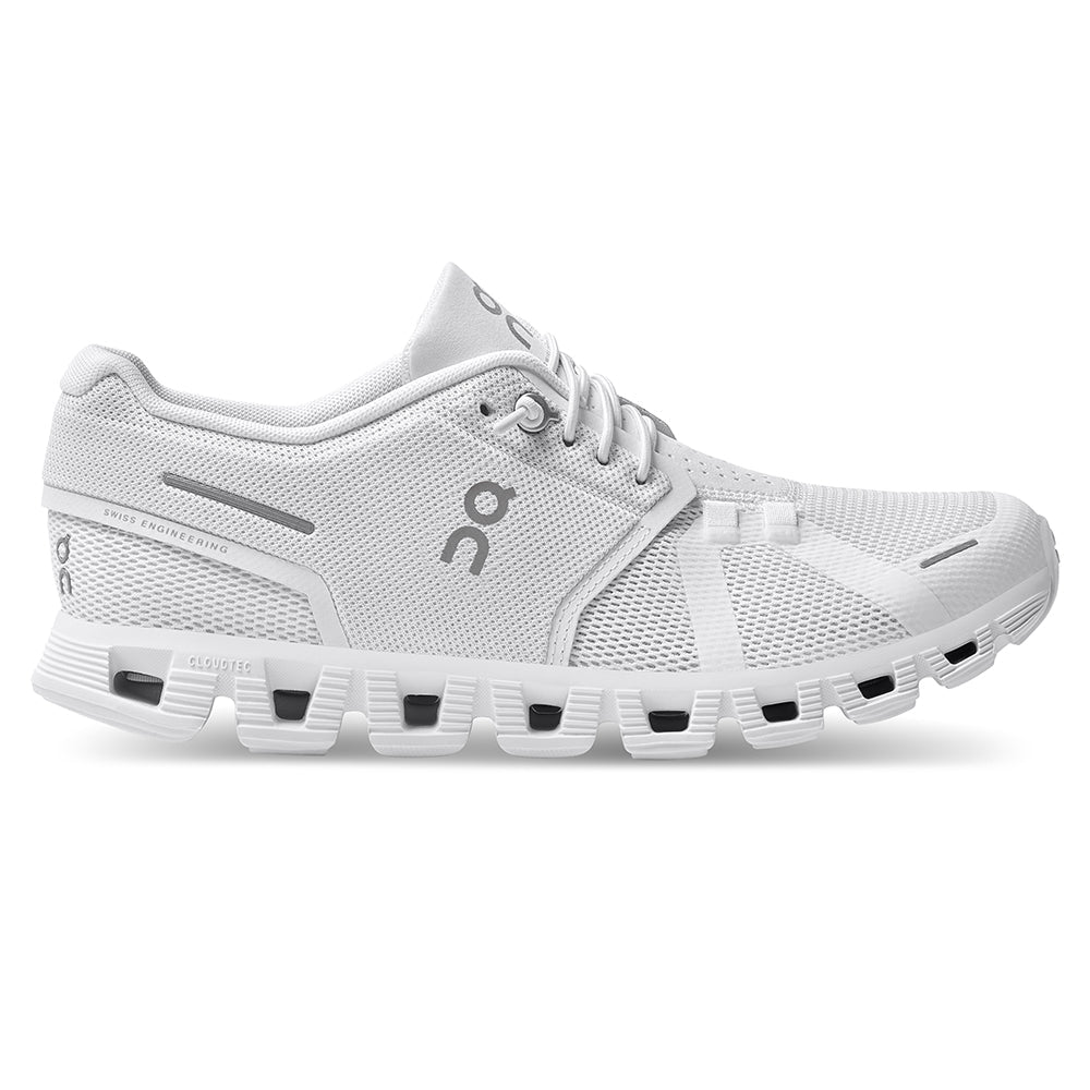 Women's On Cloud 5, All White, 10.5 B Medium
