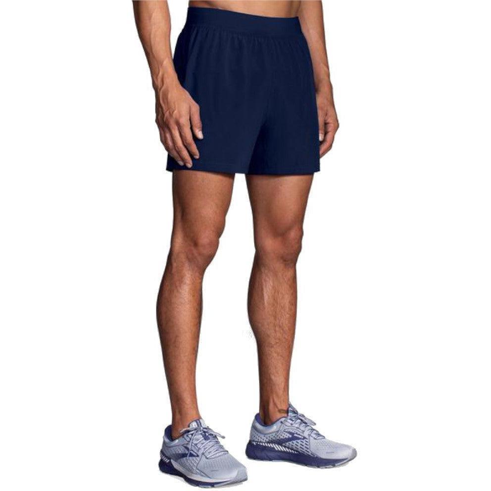 Brooks-Men's Brooks Sherpa 5" Short-Navy-Pacers Running