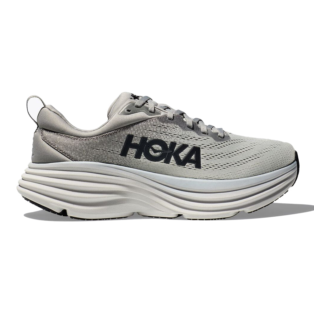 HOKA ONE ONE-Men's HOKA ONE ONE Bondi 8-Sharkskin/Harbor Mist-Pacers Running