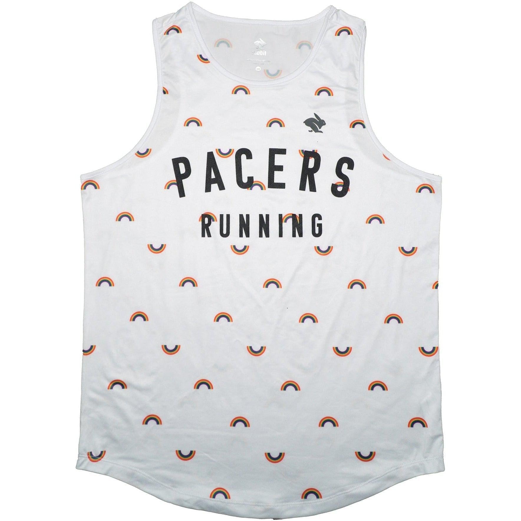 Rabbit-Men's Rabbit D.C. Flag Pride Tank-White Rainbow-Pacers Running