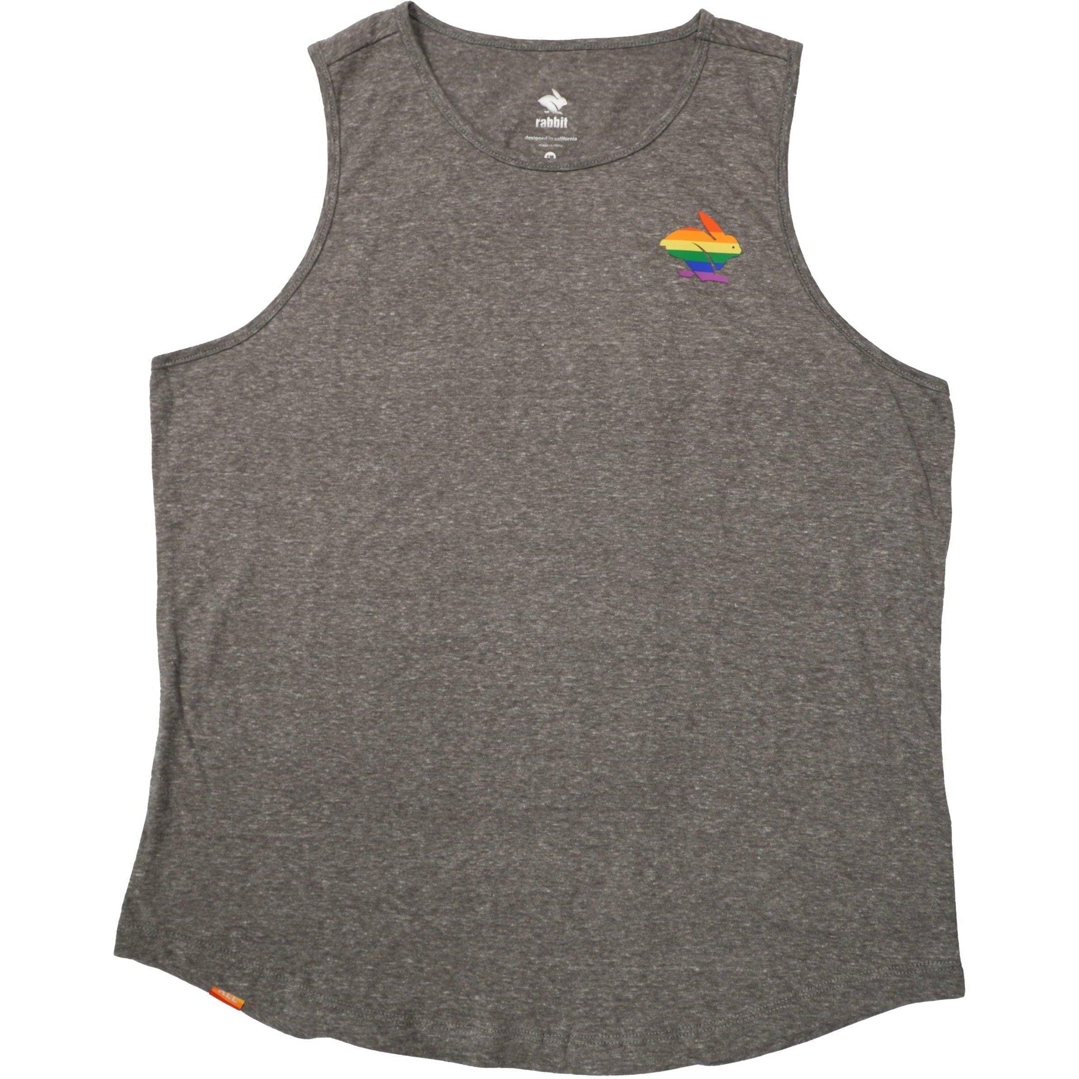 Rabbit-Men's Rabbit D.C. Flag Pride Tank-Charcoal-Pacers Running