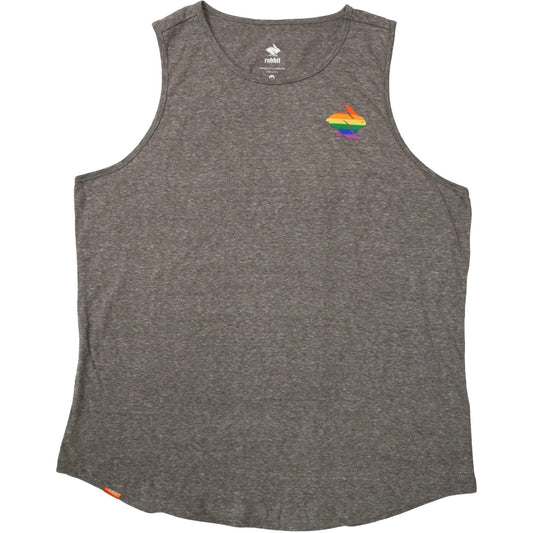 Rabbit-Men's Rabbit D.C. Flag Pride Tank-Charcoal-Pacers Running