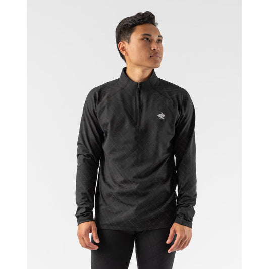 Rabbit-Men's Rabbit Low Light Zip 2.0-Black-Pacers Running