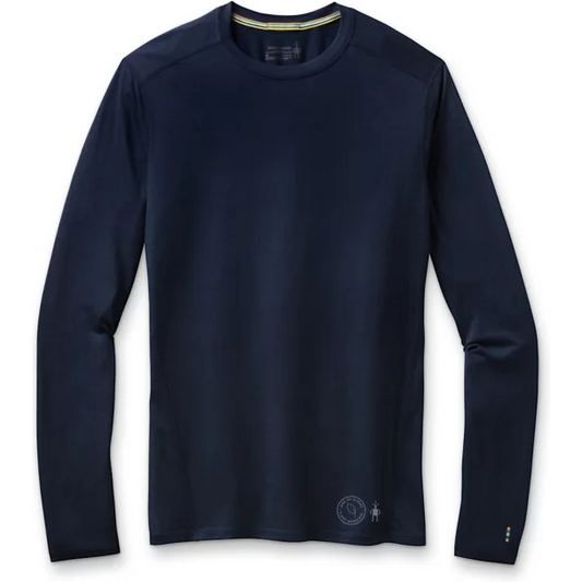 Smartwool-Men's Smartwool Merino 150 Base Layer Long Sleeve-Indigo Blue-Pacers Running