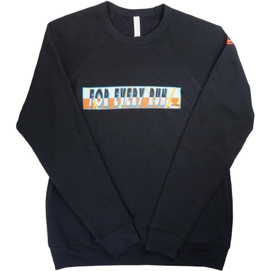 Pacers Running-Unisex For Every Run Sweatshirt-Black/Multi Screen-Pacers Running