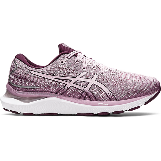 ASICS-Women's ASICS GEL-Cumulus 24-Barely Rose/Deep Plum-Pacers Running