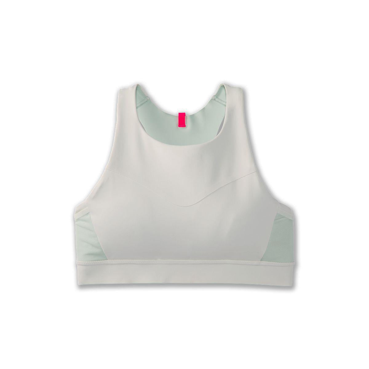 Brooks-Women's Brooks Drive 3 Pocket Run Bra-Mint Mix-Pacers Running