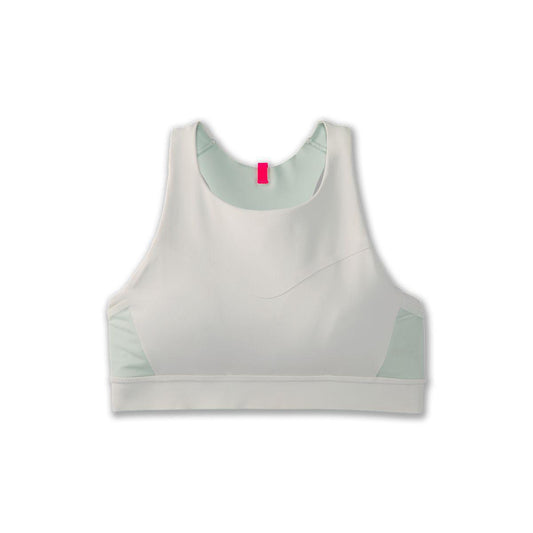 Brooks-Women's Brooks Drive 3 Pocket Run Bra-Mint Mix-Pacers Running