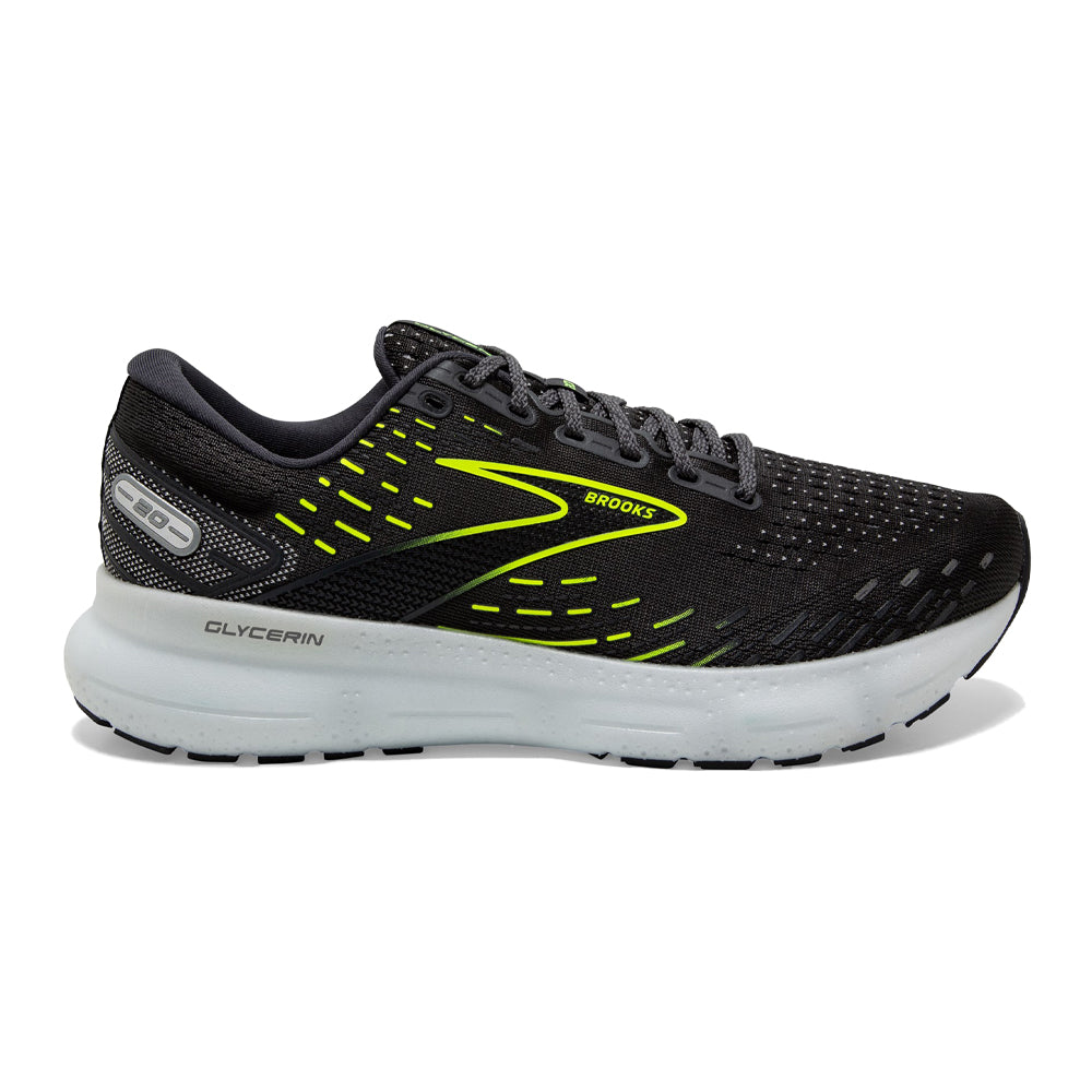 Brooks-Women's Brooks Glycerin 20-Ebony/White/Nightlife-Pacers Running