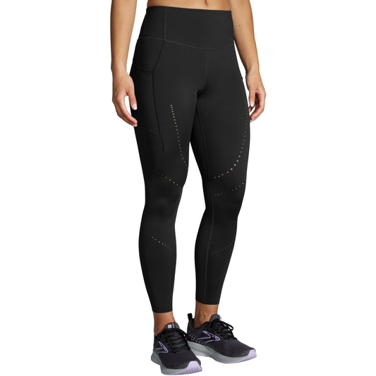 Brooks-Women's Brooks Method 7/8 Tight-Black-Pacers Running