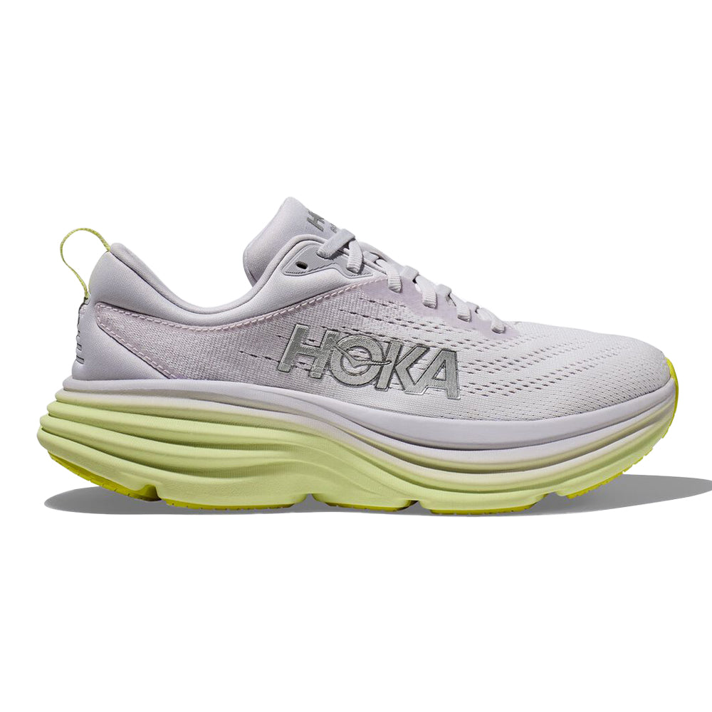 HOKA ONE ONE-Women's HOKA ONE ONE Bondi 8-Nimbus Cloud/Luminary Green-Pacers Running